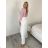 Kurzärmliges Sommer-Freizeitkleid für Damen (S/M/L EINHEITSGRÖSSE) ITALIAN FASHION IMWGB25022 S / M / L weiß