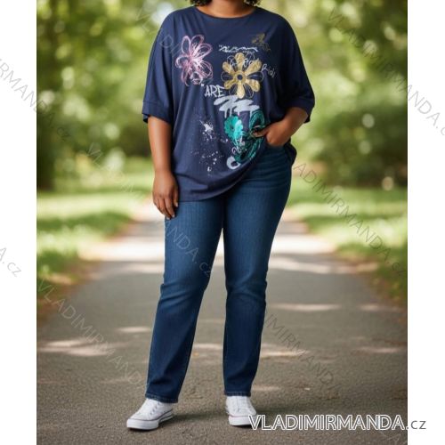 Elegante, lange Jogginghose für Damen (Einheitsgröße S/M/L) ITALIAN FASHION IMD23634