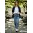 Elegante, lange Jogginghose für Damen (Einheitsgröße S/M/L) ITALIAN FASHION IMD23634