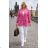 Elegante, lange Jogginghose für Damen (Einheitsgröße S/M/L) ITALIAN FASHION IMD23634