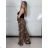 Elegantes Hemd Langarm Damen Kleid (S / M ONE SIZE) ITALIAN FASHION IMWY21734