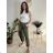 Lange Sommerhose für Damen mit Gürtel (Einheitsgröße S/M) ITALIAN FASHION IMD24080