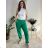 Lange Sommerhose für Damen mit Gürtel (Einheitsgröße S/M) ITALIAN FASHION IMD24080