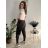 Elegante Hose mit Gürtel für Damen (M/L/XL, Einheitsgröße) ITALIENISCHE MODE IMD26060 grünes Khaki M/L/XL