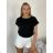 Übergroßer Langarm-Strickpullover für Damen (S/M EINHEITSGRÖSSE) ITALIAN FASHION IMPTI23NG77001 -   schwarz -   S / M