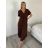 Kurzärmliges Sommer-Freizeitkleid für Damen (S/M/L EINHEITSGRÖSSE) ITALIAN FASHION IMWGB25022
