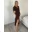 Kurzärmliges Sommer-Freizeitkleid für Damen (S/M/L EINHEITSGRÖSSE) ITALIAN FASHION IMWGB25022