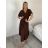 Kurzärmliges Sommer-Freizeitkleid für Damen (S/M/L EINHEITSGRÖSSE) ITALIAN FASHION IMWGB25022