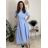 Langarm-Hemdkleid für Damen (Einheitsgröße S/M) ITALIAN FASHION IMWGM23447