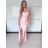 Šaty elegantní společenské na ramínka dámské (S/M ONE SIZE) ITALSKÁ MÓDA IM321608