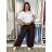 Elegante Hose mit Gürtel für Damen (S/M/L ONE SIZE) ITALIAN FASHION IM425057
