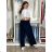Elegante Hose mit Gürtel für Damen (S/M/L ONE SIZE) ITALIAN FASHION IM425057