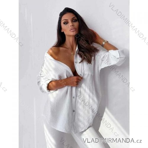 Set lange Jogginghosen und langärmliges Sweatshirt für Frauen (UNI S / L) TURKISH FASHION IMK20148