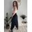 Sommerliche Wickelhose für Damen (Einheitsgröße S/M/L) ITALIENISCHE MODE IM426159 modrá petrolejová S / M / L