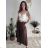 Langärmlige Tunika für Damen (S/M/L EINHEITSGRÖSSE) ITALIAN FASHION IMWCP25NEAPOL blau S / M / L