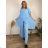 Elegante Hose mit Gürtel für Damen (S/M/L ONE SIZE) ITALIAN FASHION IM425057