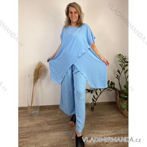 Elegante Hose mit Gürtel für Damen (S/M/L ONE SIZE) ITALIAN FASHION IM425057