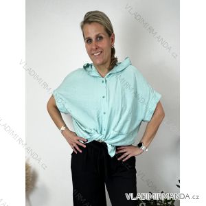 Ärmellose Jacke mit langen Ärmeln (uni sl) ITALIENISCHE Mode IMC17326