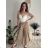 Lange Sommerhose für Damen mit Gürtel (Einheitsgröße S/M) ITALIAN FASHION IMD24080