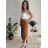 Lange Sommerhose für Damen mit Gürtel (Einheitsgröße S/M) ITALIAN FASHION IMD24080