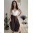 Lange Sommerhose für Damen mit Gürtel (Einheitsgröße S/M) ITALIAN FASHION IMD24080