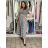 Kurzes Sommerkleid mit Taschen, kurzen Ärmeln, Damengröße Oversize (42/44/46, Einheitsgröße), italienische Mode, IMSM26088