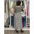 Kurzes Sommerkleid mit Taschen, kurzen Ärmeln, Damengröße Oversize (42/44/46, Einheitsgröße), italienische Mode, IMSM26088 S / M / L dunkles Altrosa
