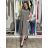Sommerkleid oval Kurzarm Damen Übergröße (50/52/54 Einheitsgröße) ITALIAN FASHION IM425011 S / M / L Hellbeige