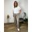 Oversize-Sommerhose für Damen (44/46/48, Einheitsgröße) Italienische Mode IMC26106 M/L/XL dunkelbraun