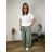 Oversize-Sommerhose für Damen (44/46/48, Einheitsgröße) Italienische Mode IMC26106 M/L/XL dunkelbraun