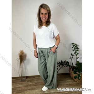Oversize-Sommerhose für Damen (44/46/48, Einheitsgröße) Italienische Mode IMC26106
