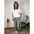 Oversize-Sommerhose für Damen (44/46/48, Einheitsgröße) Italienische Mode IMC26106 M/L/XL dunkelbraun