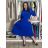 Langärmliges Hemdkleid für Damen mit Gürtel (S/M EINHEITSGRÖSSE) ITALIAN FASHION IMPSH24210151