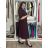 Langärmliges Hemdkleid für Damen mit Gürtel (S/M EINHEITSGRÖSSE) ITALIAN FASHION IMPSH24210151