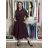 Langärmliges Hemdkleid für Damen mit Gürtel (S/M EINHEITSGRÖSSE) ITALIAN FASHION IMPSH24210151