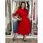 Langärmliges Hemdkleid für Damen mit Gürtel (S/M EINHEITSGRÖSSE) ITALIAN FASHION IMPSH24210151