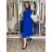 Langärmliges Hemdkleid für Damen mit Gürtel (S/M EINHEITSGRÖSSE) ITALIAN FASHION IMPSH24210151 M/L/XL olivgrün