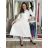 Langärmliges Hemdkleid für Damen mit Gürtel (S/M EINHEITSGRÖSSE) ITALIAN FASHION IMPSH24210151 M/L/XL olivgrün