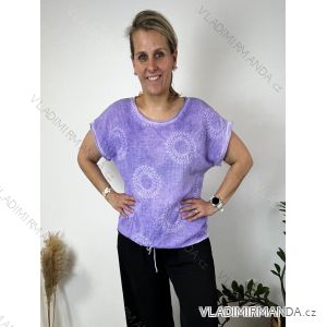 Kurzarmhemd Kleid Kleid (uni L-2XL) ITALIENISCH MODA IMS20002