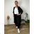 Elegante Hose mit Gürtel für Damen (S/M/L ONE SIZE) ITALIAN FASHION IM425057