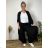 Elegante Hose mit Gürtel für Damen (S/M/L ONE SIZE) ITALIAN FASHION IM425057