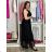 Sommerkleid Carmen aus Musselin für Damen (Einheitsgröße S/M) ITALIAN FASHION IMWE231506 S / M / L schwarz