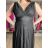 Sommerkleid Carmen aus Musselin für Damen (Einheitsgröße S/M) ITALIAN FASHION IMWE231506 S / M / L schwarz