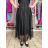 Sommerkleid Carmen aus Musselin für Damen (Einheitsgröße S/M) ITALIAN FASHION IMWE231506 S / M / L schwarz