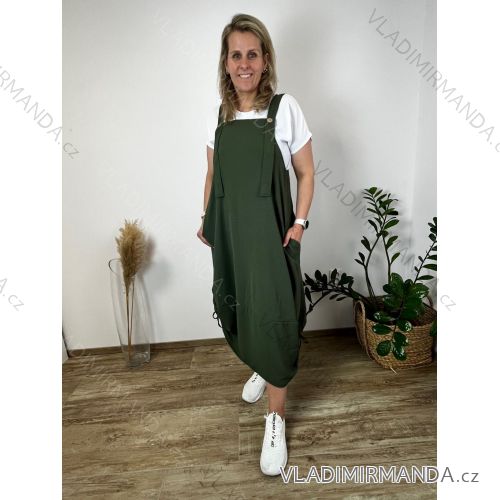 Ärmellose Jacke mit langen Ärmeln (uni sl) ITALIENISCHE Mode IMC17326  grünes Khaki