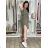 Sommerhemdkleid für Damen mit Gürtel (uni s / m) ITALIAN FASHION IM420807 S / M weiß