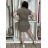 Sommerhemdkleid für Damen mit Gürtel (uni s / m) ITALIAN FASHION IM420807 S / M weiß