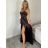 Langes Sommerkleid mit Trägern für Damen (XS/S/M ONE SIZE) ITALIAN FASHION IMPBB24B24780