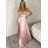 Langes Sommerkleid mit Trägern für Damen (XS/S/M ONE SIZE) ITALIAN FASHION IMPBB24B24780