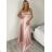 Langes Sommerkleid mit Trägern für Damen (XS/S/M ONE SIZE) ITALIAN FASHION IMPBB24B24780